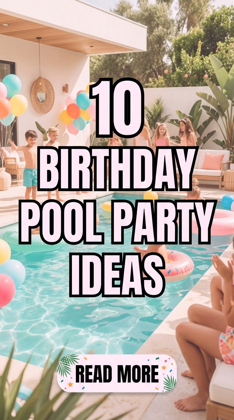 10 Birthday Pool Party Ideas