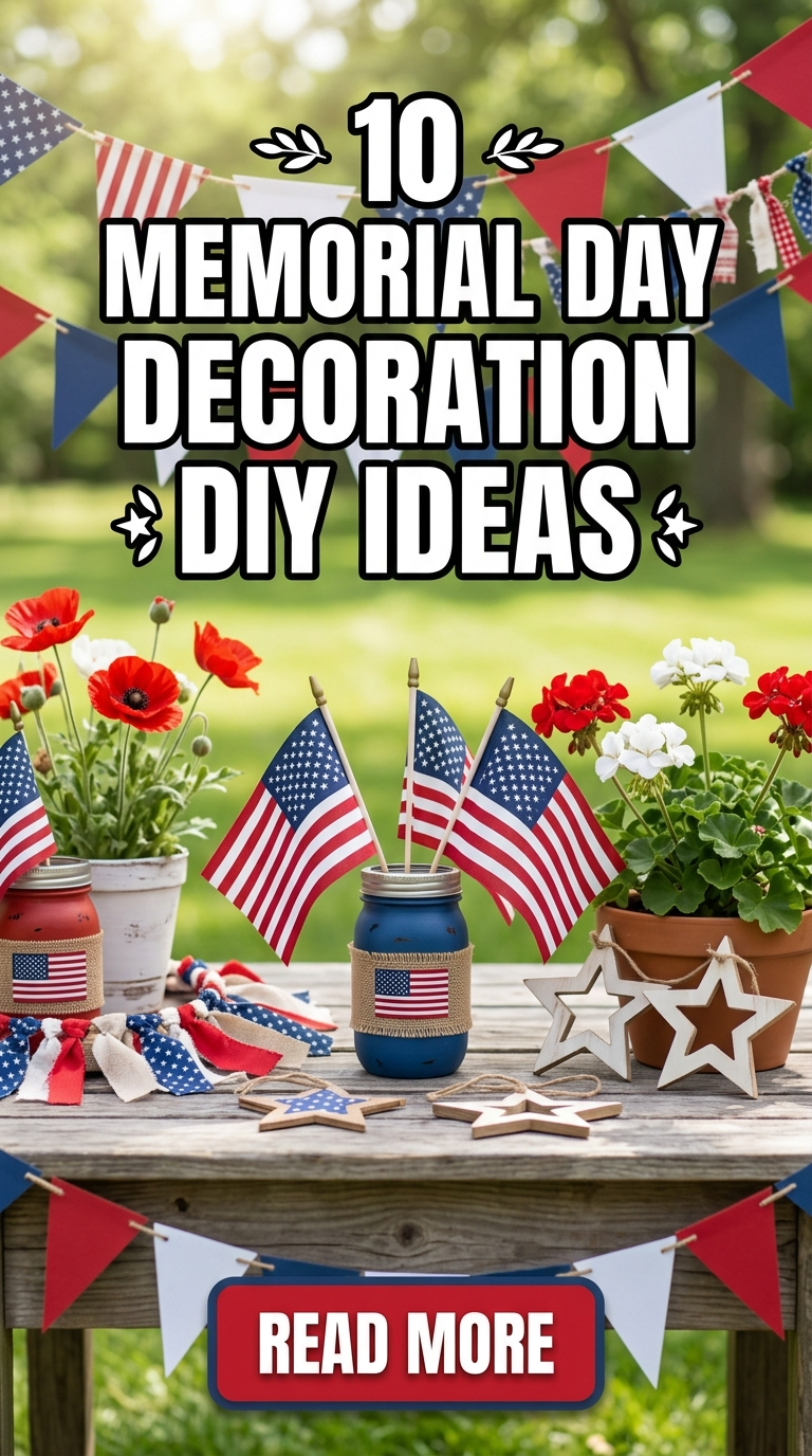 10 Memorial Day Decoration DIY Ideas