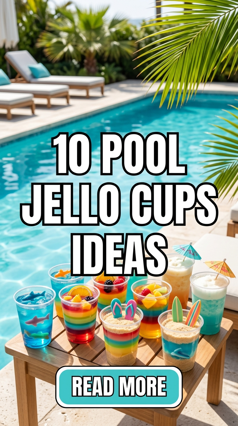10 Pool Jello Cups Ideas