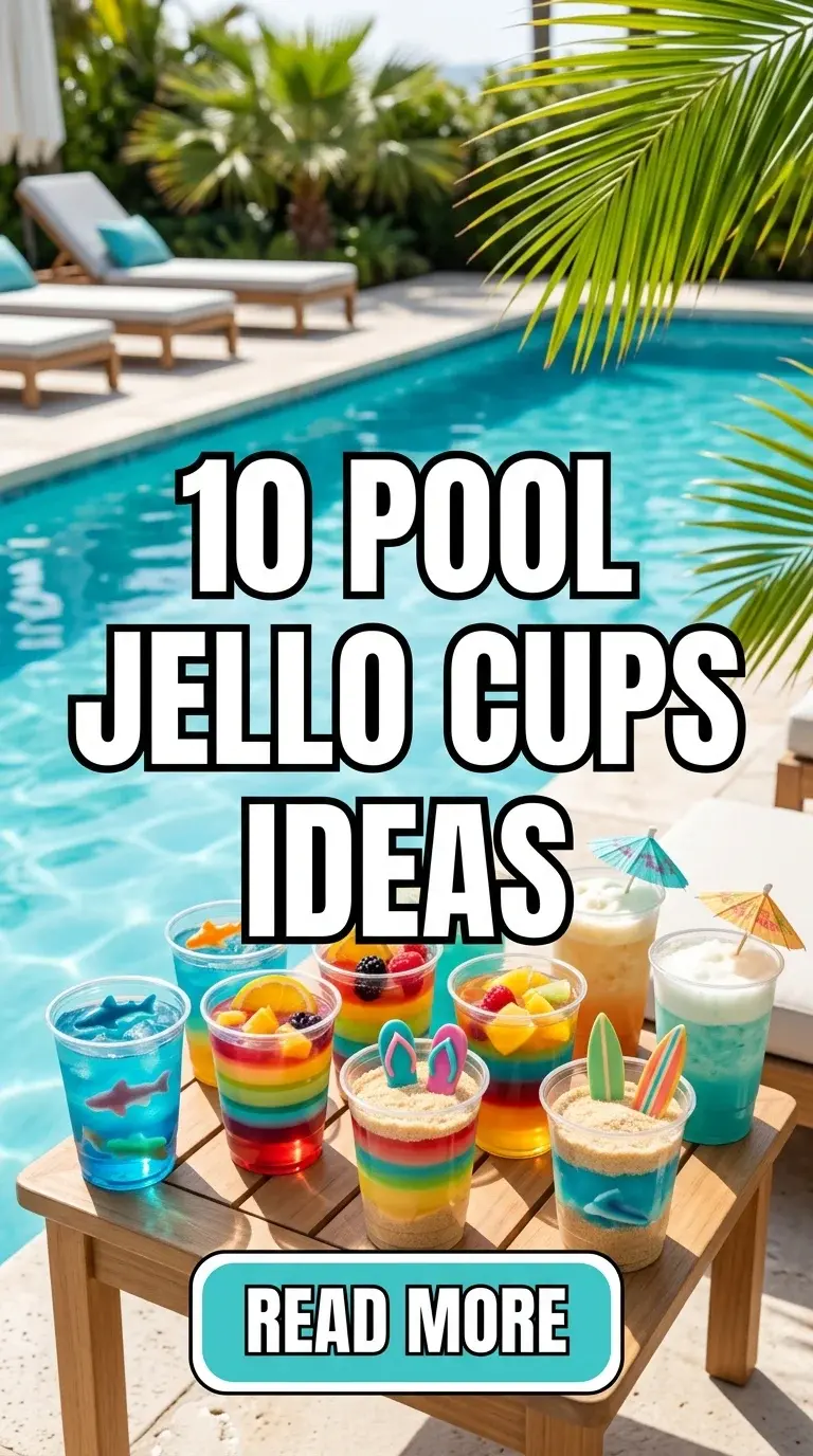 10 Pool Jello Cups Ideas