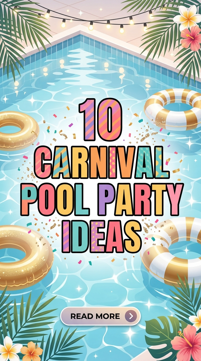 10 Carnival Pool Party Ideas