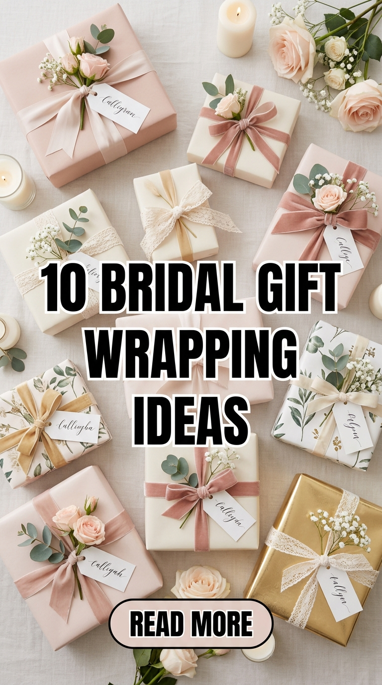 10 Bridal Gift Wrapping Ideas