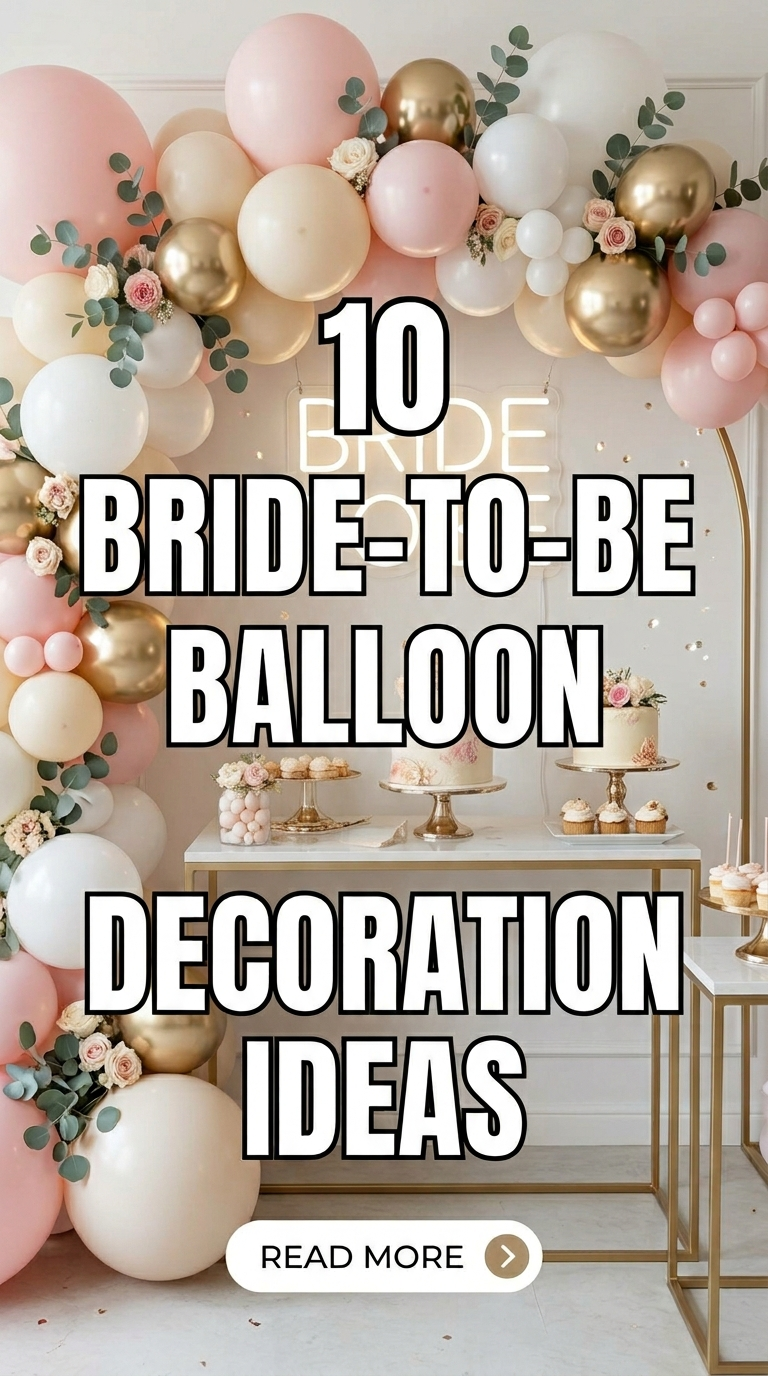 10 Bride-To-Be Balloon Decoration Ideas
