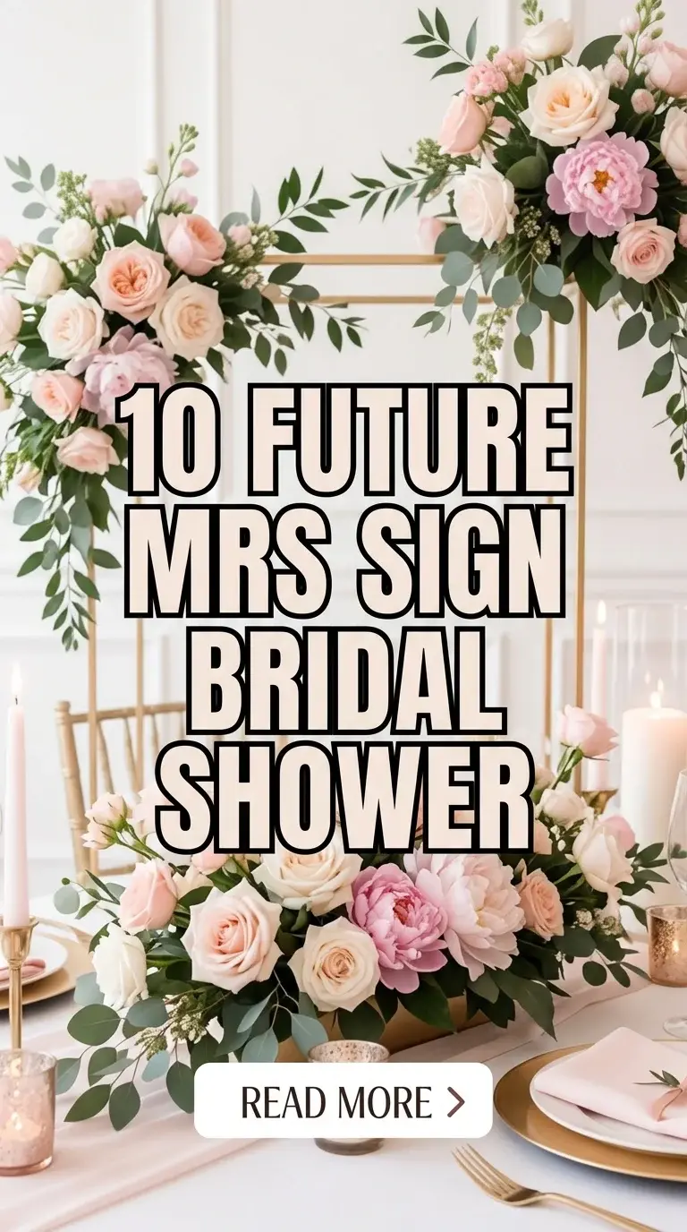 10 Future Mrs Sign Bridal Shower