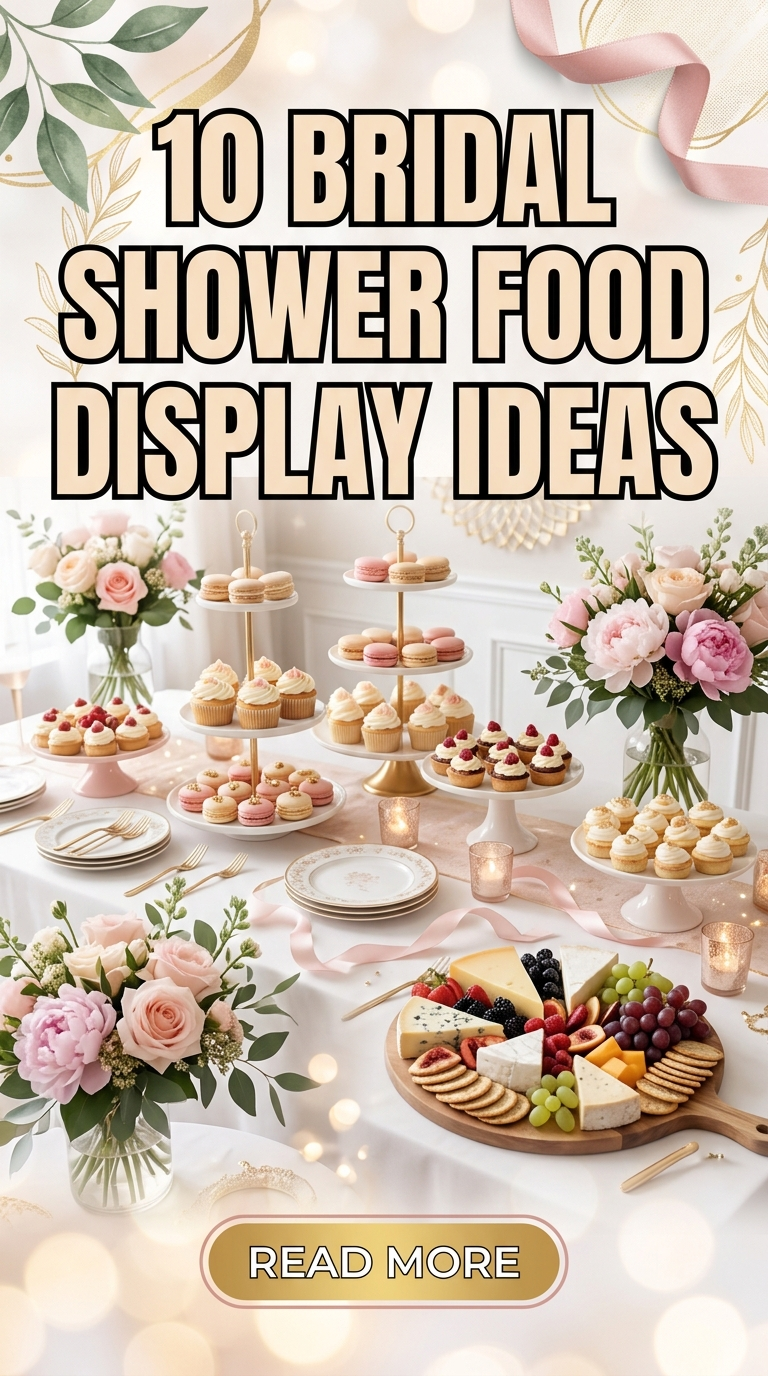 10 Bridal Shower Food Display Ideas