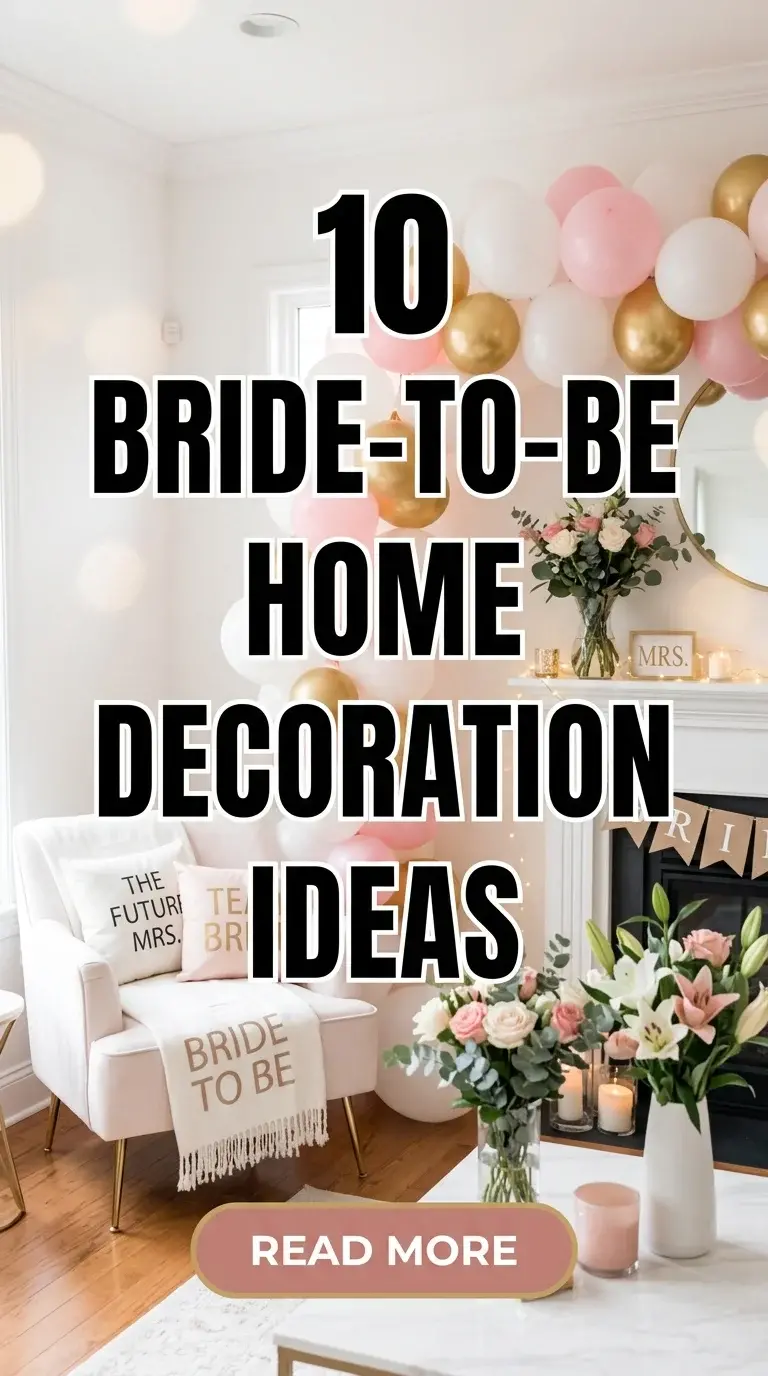10 Bride-to-Be Home Decoration Ideas