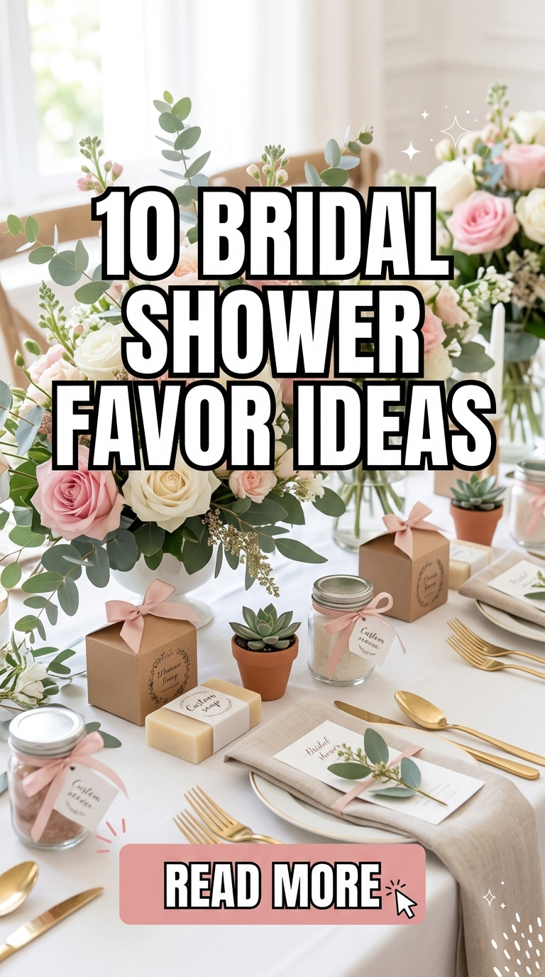 10 Bridal Shower Favor Ideas