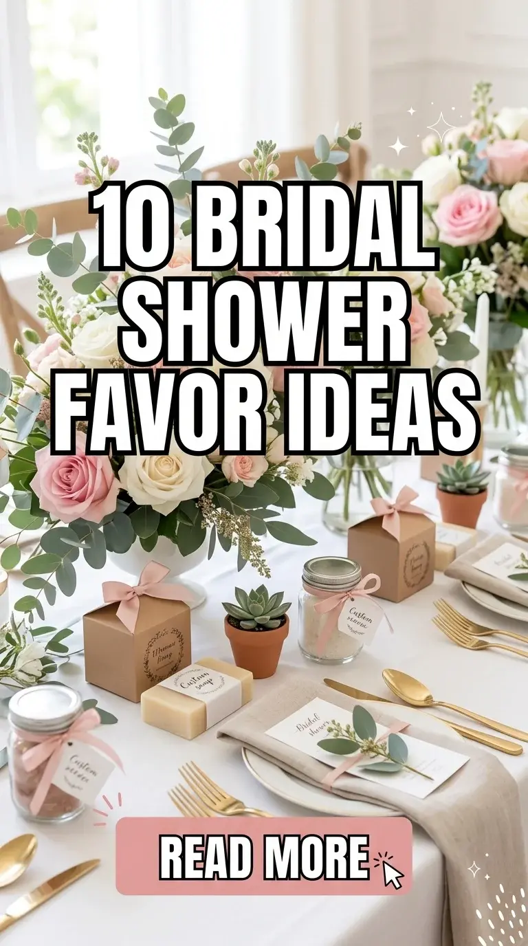 10 Bridal Shower Favor Ideas