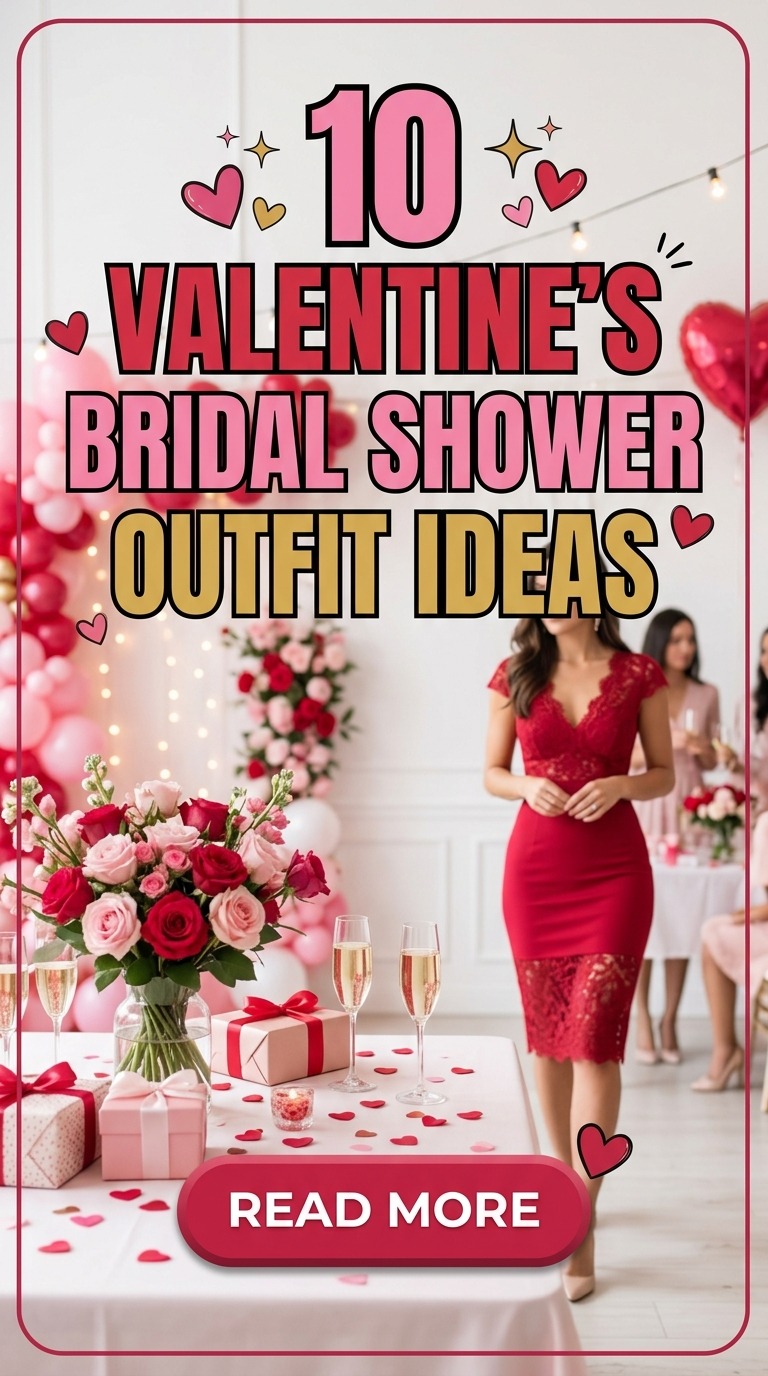 10 Valentine’s Bridal Shower Outfit Ideas