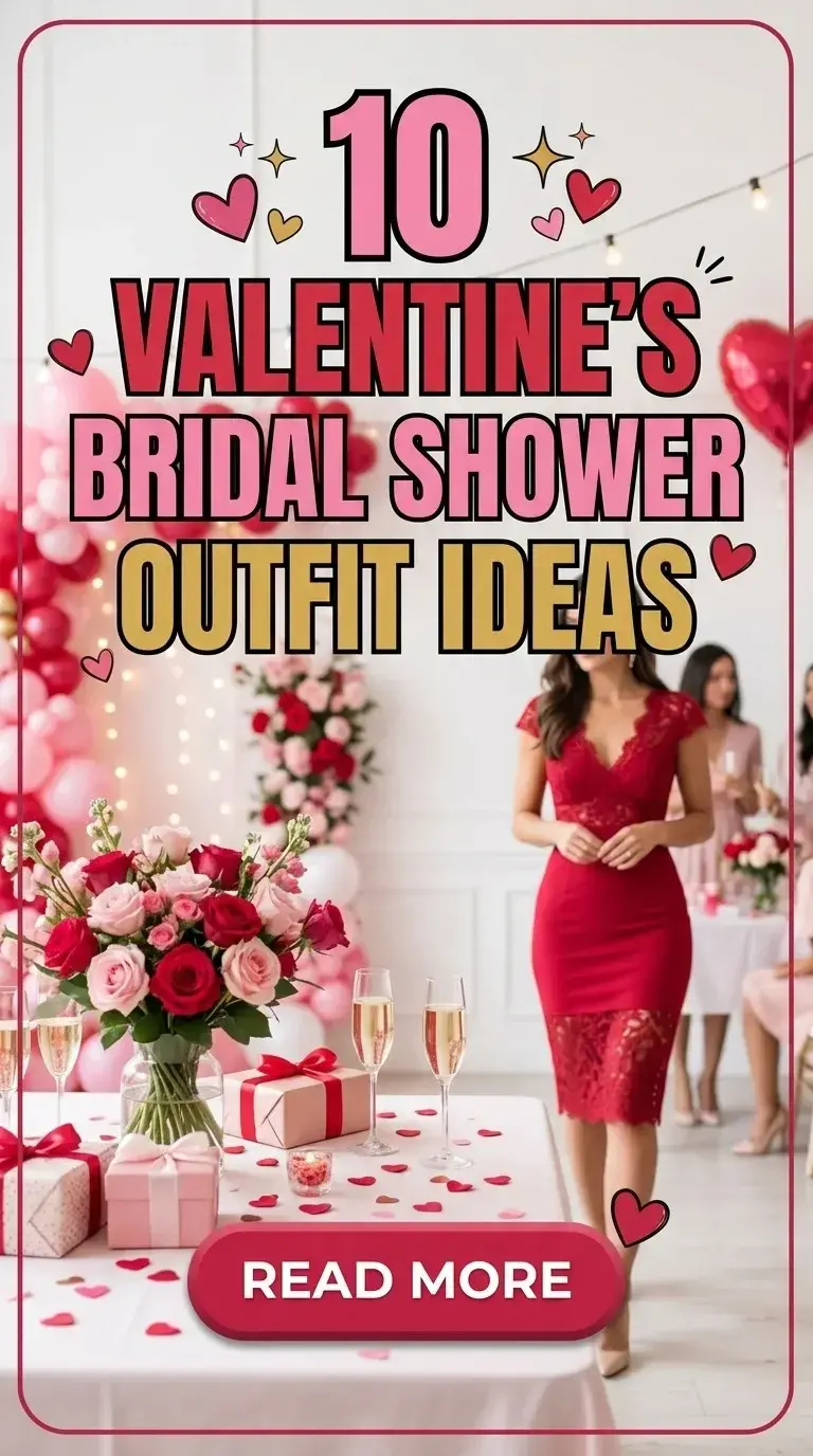 10 Valentine’s Bridal Shower Outfit Ideas