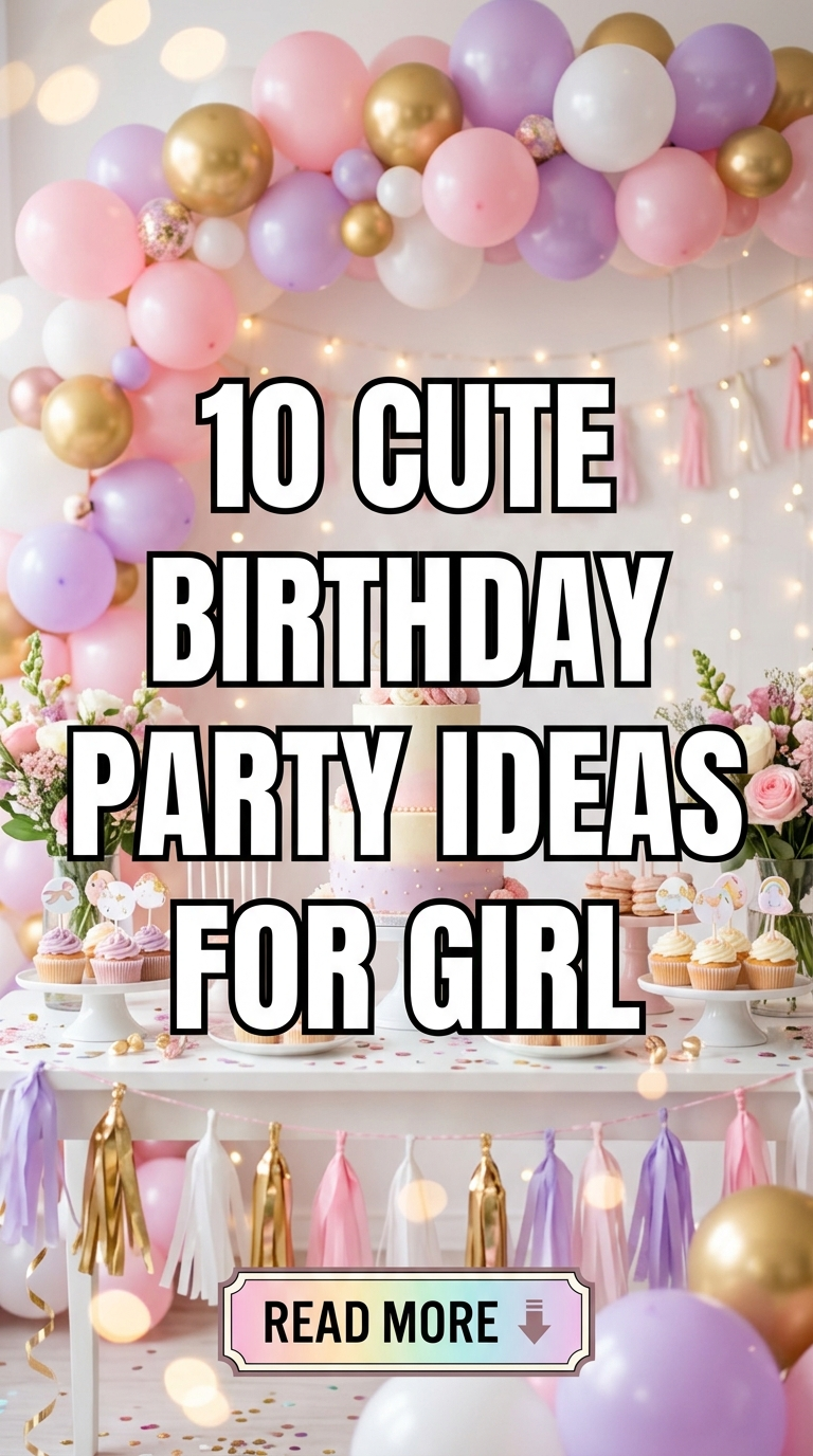 10 Cute Birthday Party Ideas for Girl