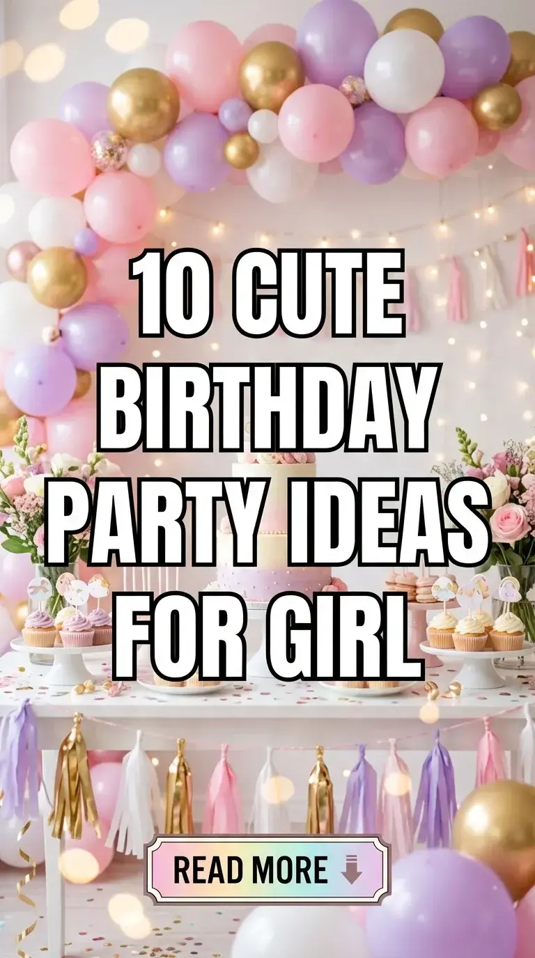 10 Cute Birthday Party Ideas for Girl