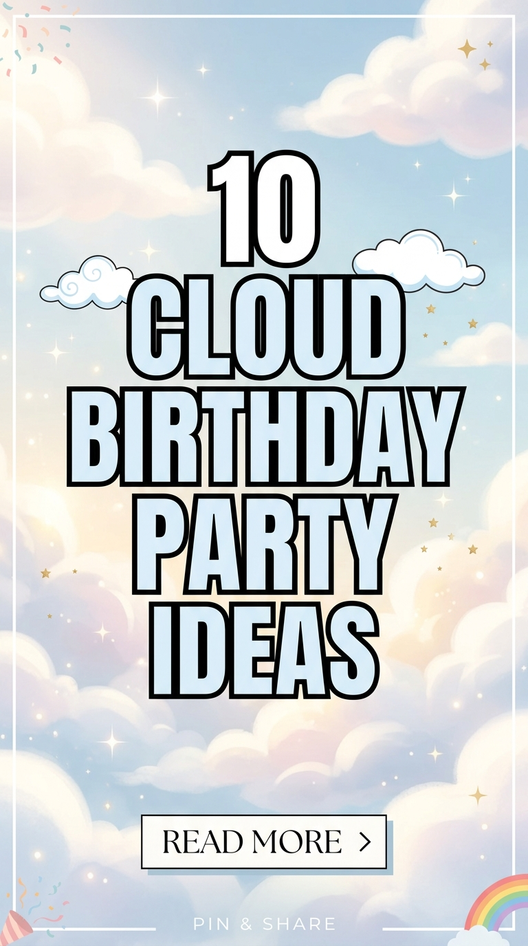 10 Cloud Birthday Party Ideas