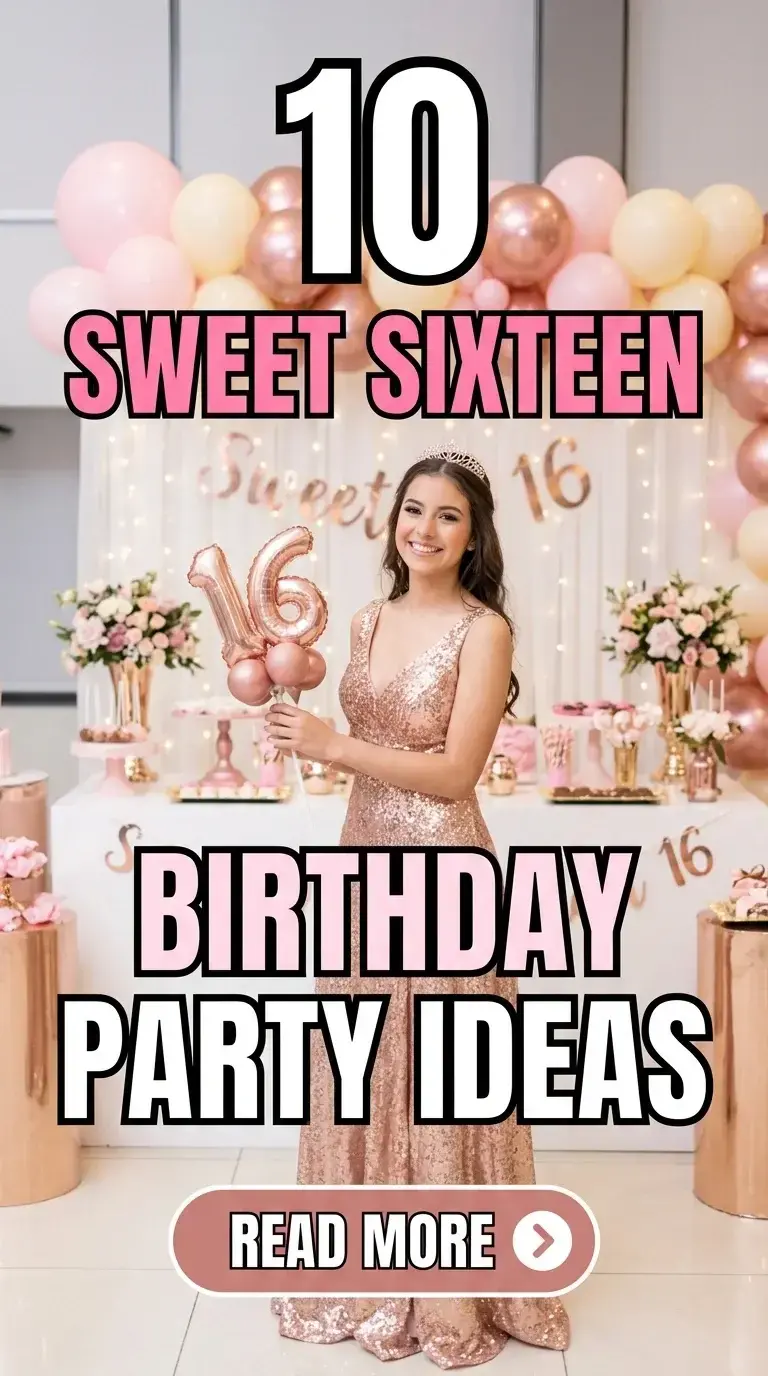 10 Sweet Sixteen Birthday Party Ideas
