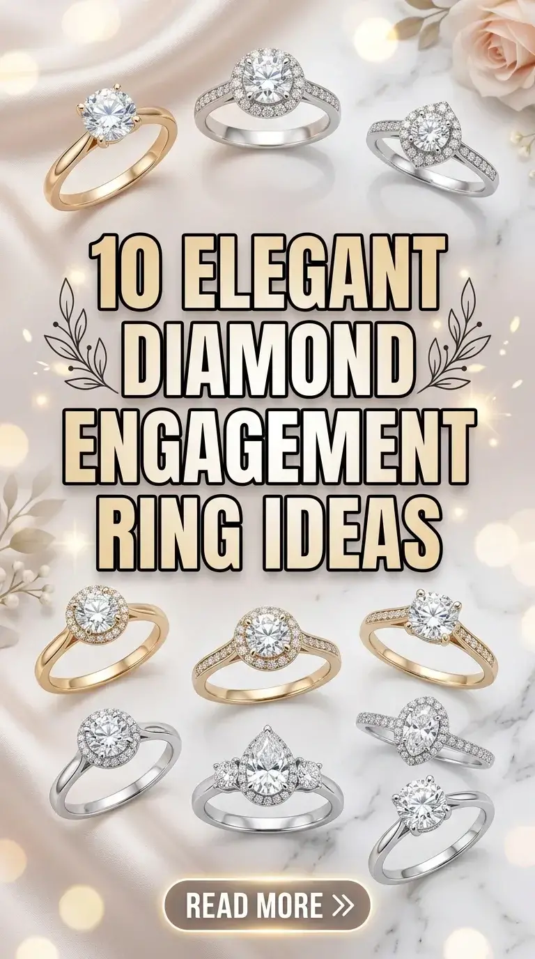 10 Elegant Diamond Engagement Ring Ideas