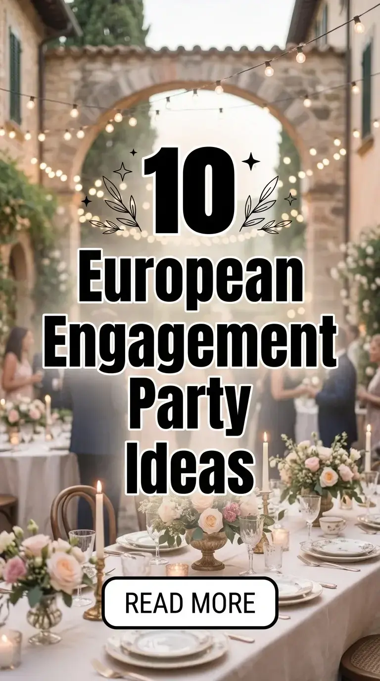 10 European Engagement Party Ideas