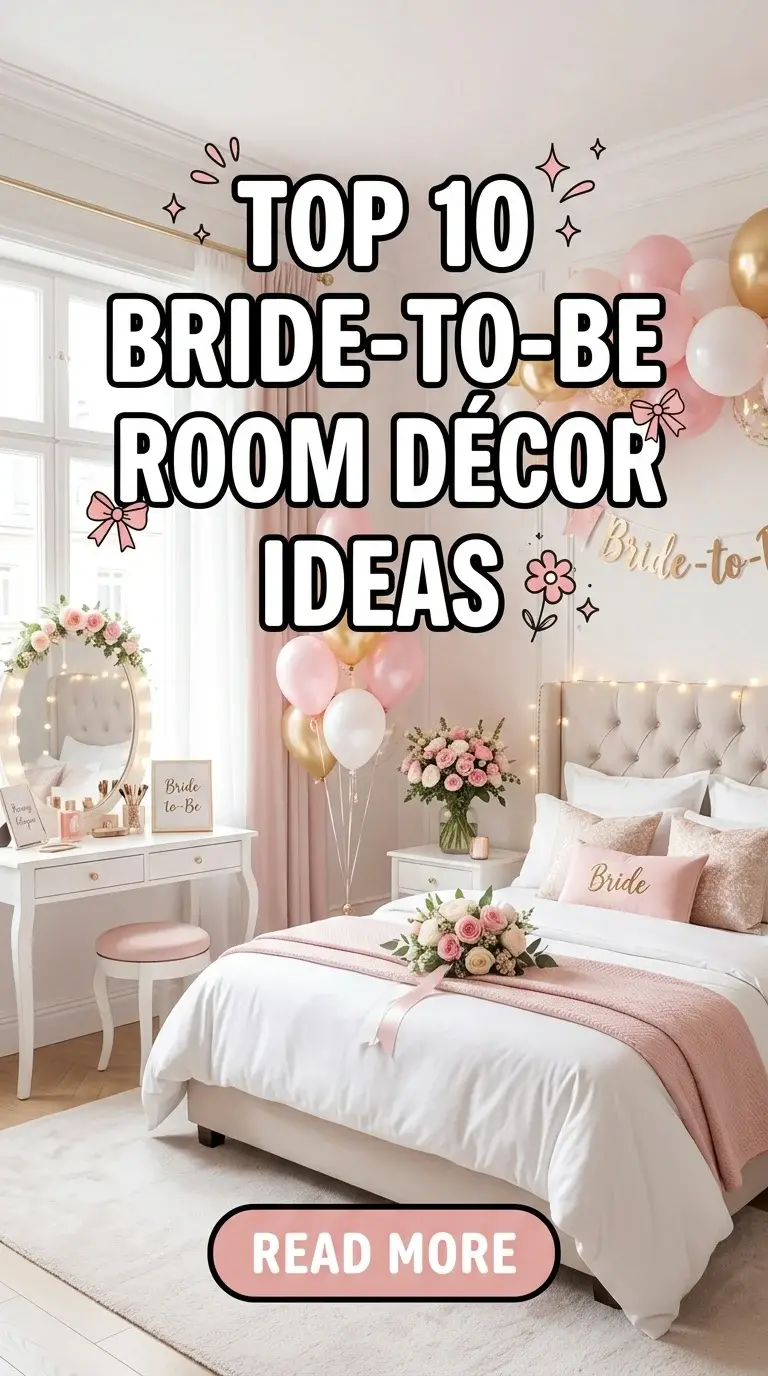 Top 10 Bride-To-Be Room Décor Ideas