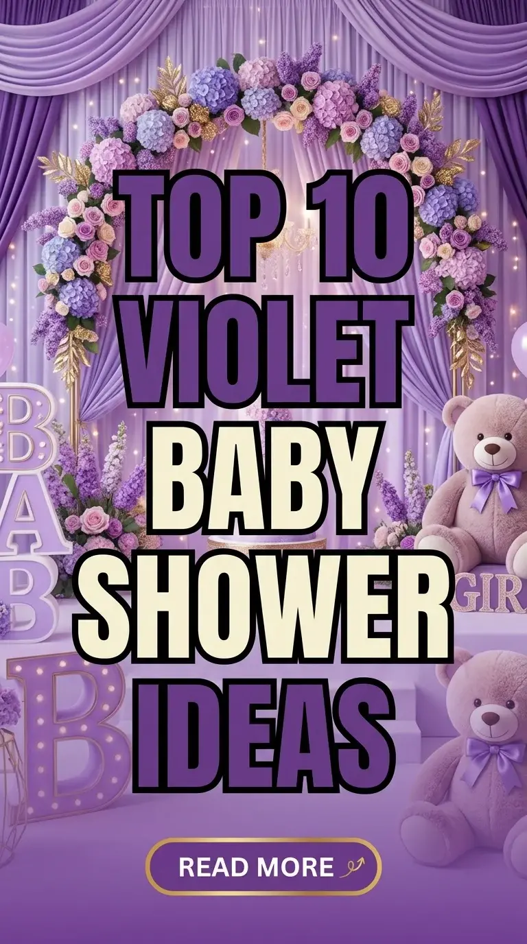 Top 10 Violet Baby Shower Ideas