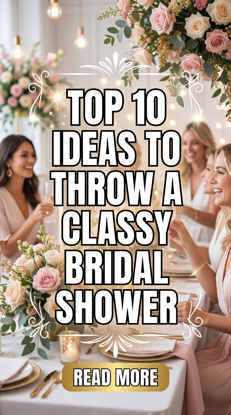 Top 10 Ideas to Throw a Classy Bridal Shower
