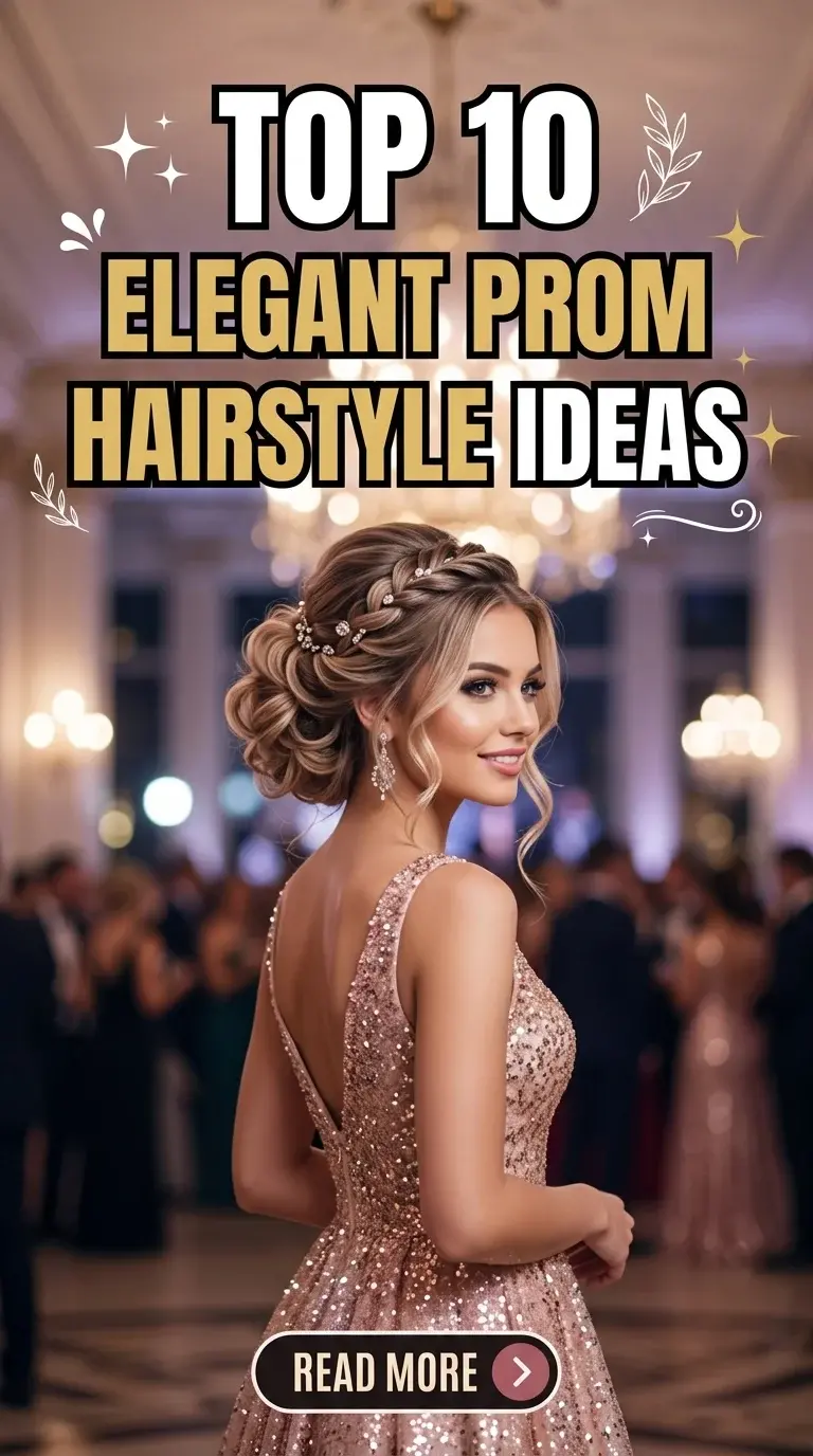 Top 10 Elegant Prom Hairstyle Ideas