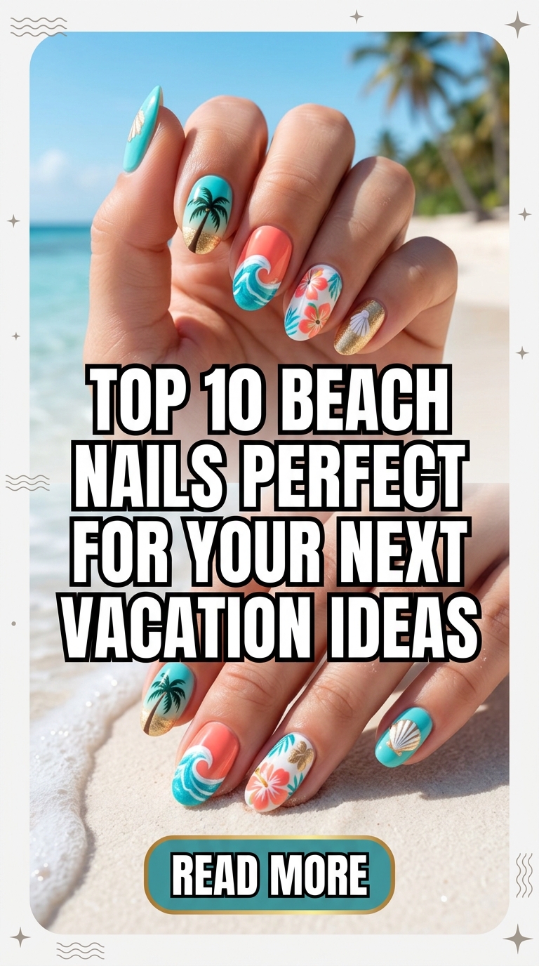 Top 10 Beach Nails Perfect for Your Next Vacation Ideas