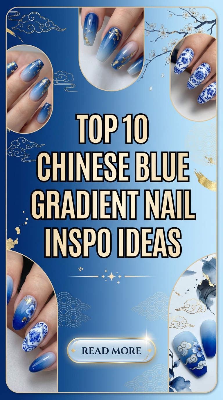 Top 10 Chinese Blue Gradient Nail Inspo Ideas