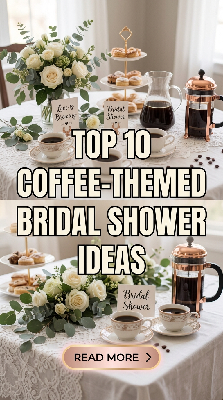 Top 10 Coffee-Themed Bridal Shower Ideas