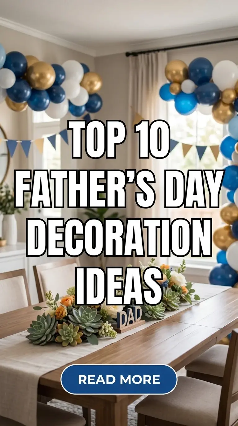 Top 10 Father’s Day Decoration Ideas