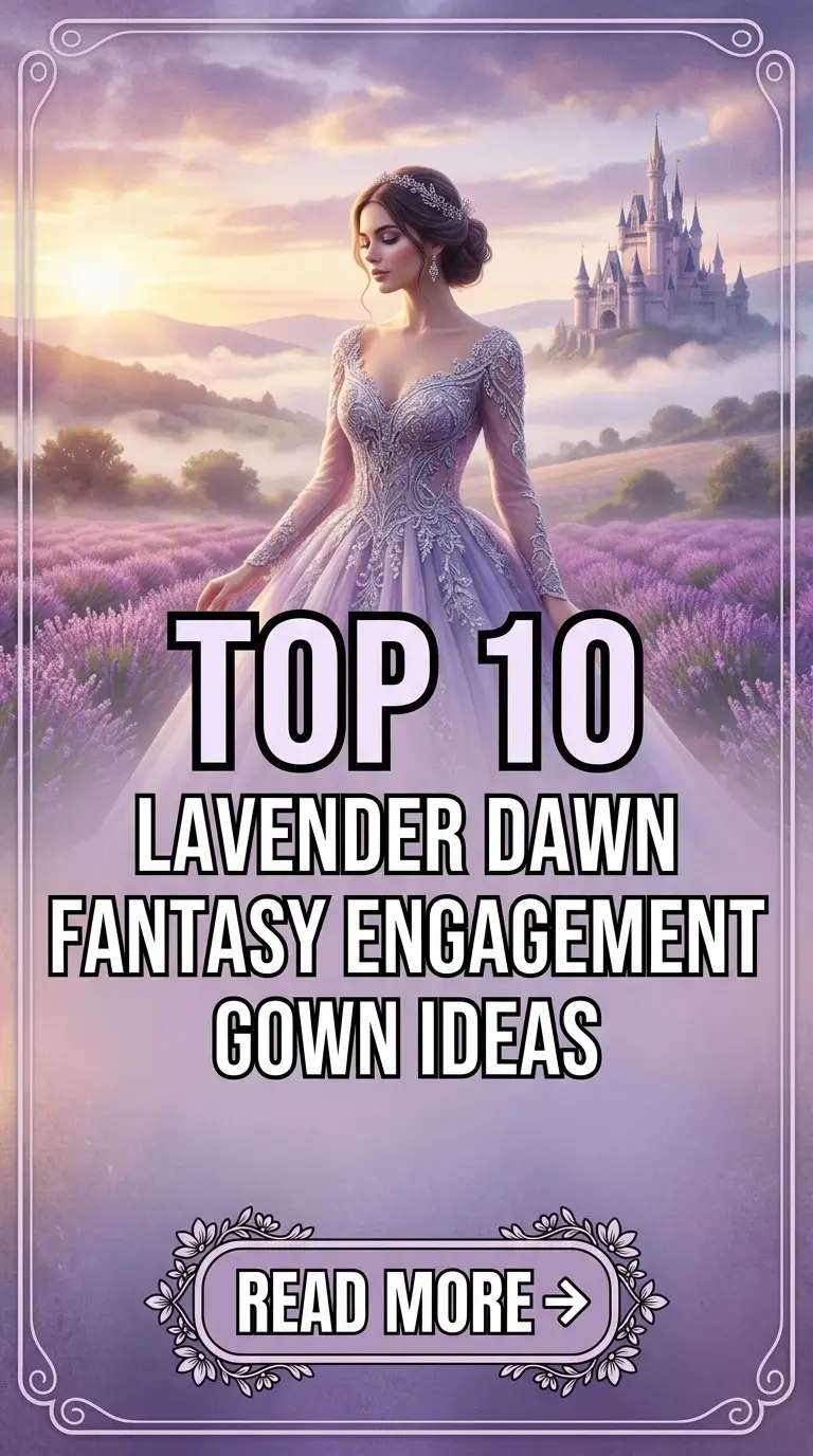 Top 10 Lavender Dawn Fantasy Engagement Gown Ideas