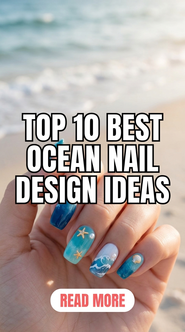 Top 10 Best Ocean Nail Design Ideas
