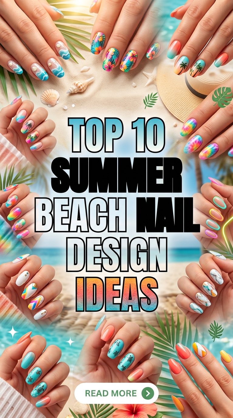Top 10 Summer Beach Nail Design Ideas
