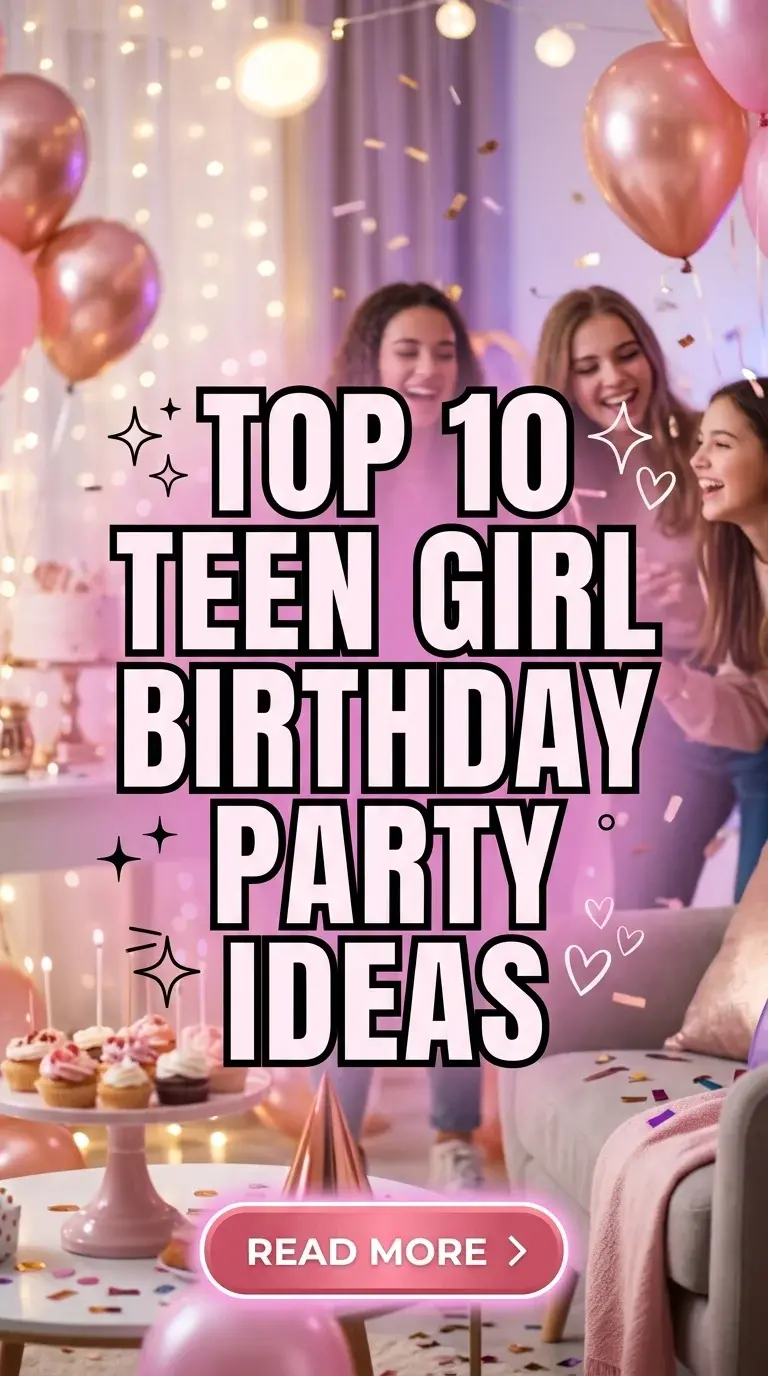 Top 10 Teen Girl Birthday Party Ideas