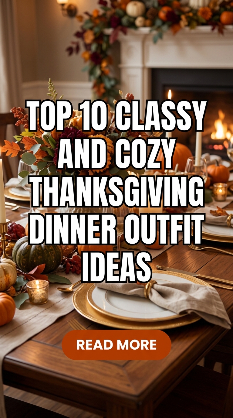 Top 10 Classy and Cozy Thanksgiving Dinner Outfit Ideas