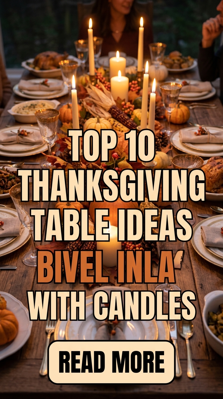 Top 10 Thanksgiving Table Ideas with Candles