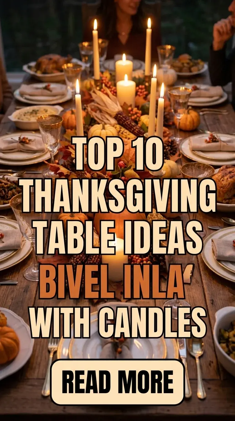 Top 10 Thanksgiving Table Ideas with Candles