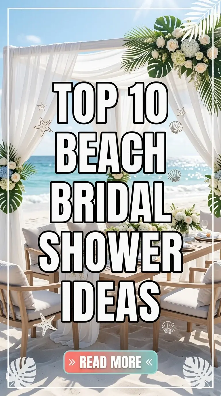 Top 10 Beach Bridal Shower Ideas