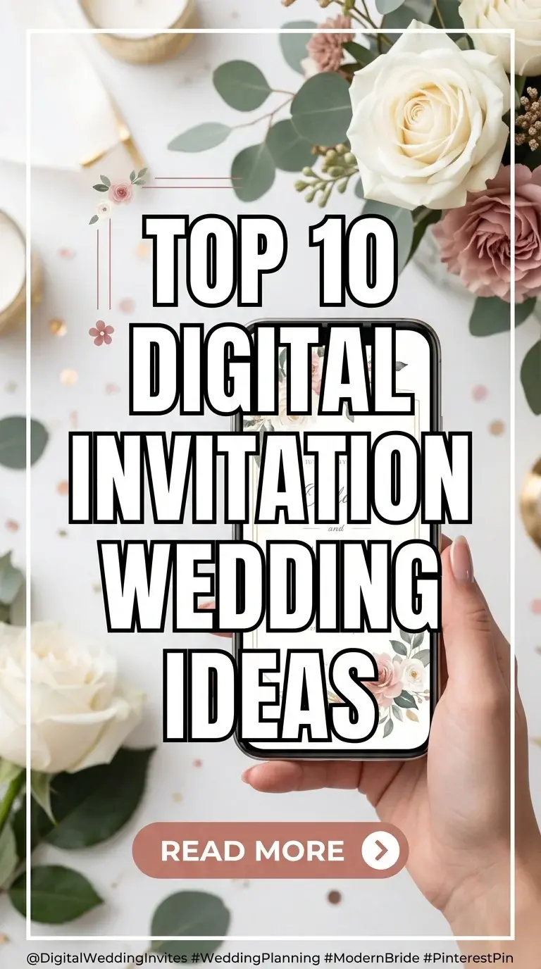 Top 10 Digital Invitation Wedding Ideas
