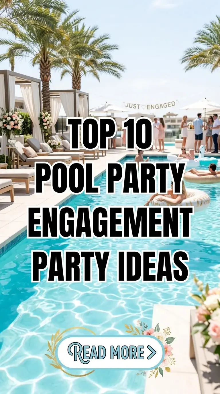 Top 10 Pool Party Engagement Party Ideas