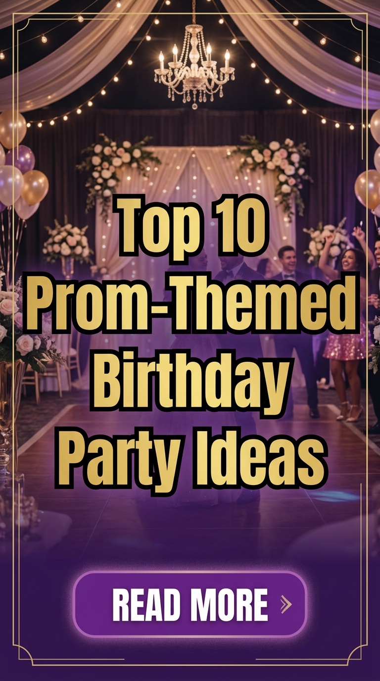 Top 10 Prom-Themed Birthday Party Ideas