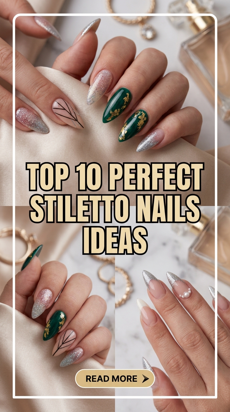 Top 10 Perfect Stiletto Nails Ideas