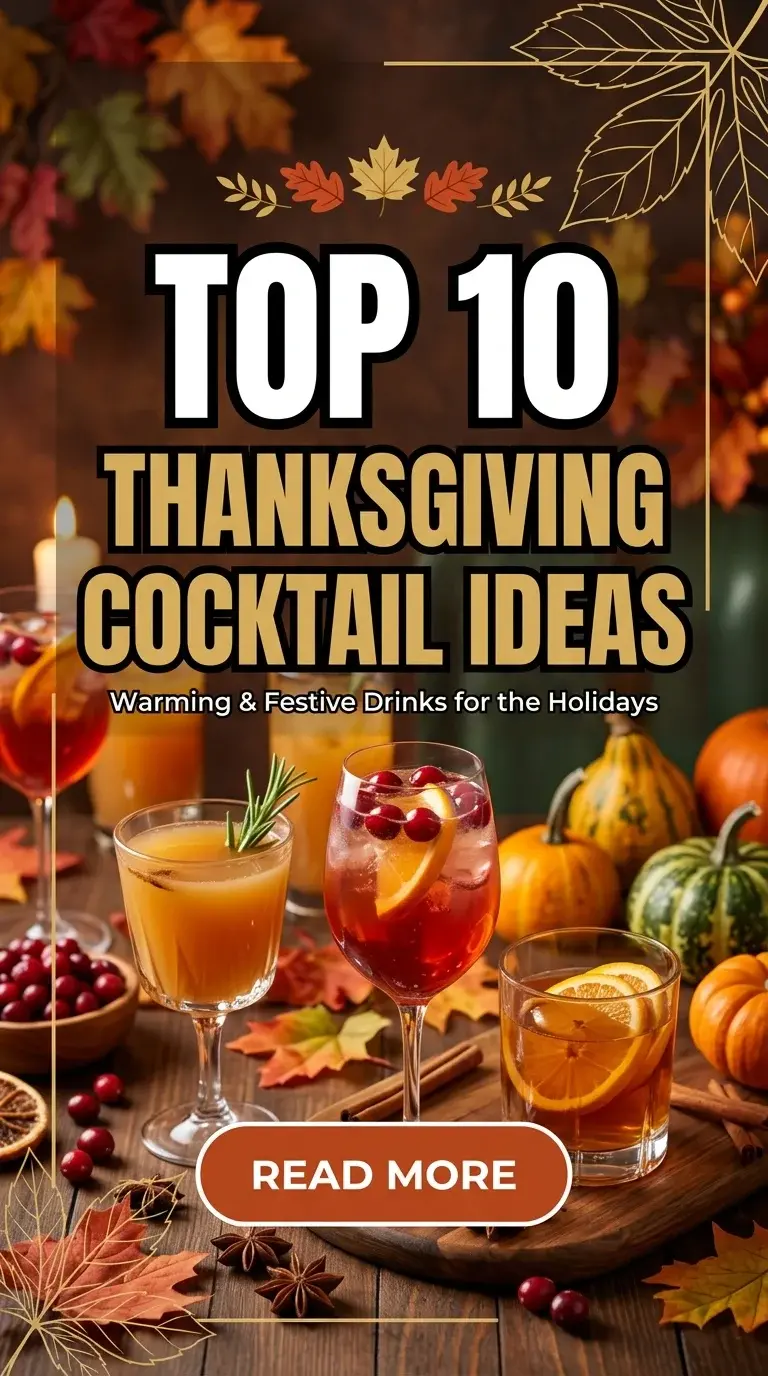 Top 10 Thanksgiving Cocktail Ideas