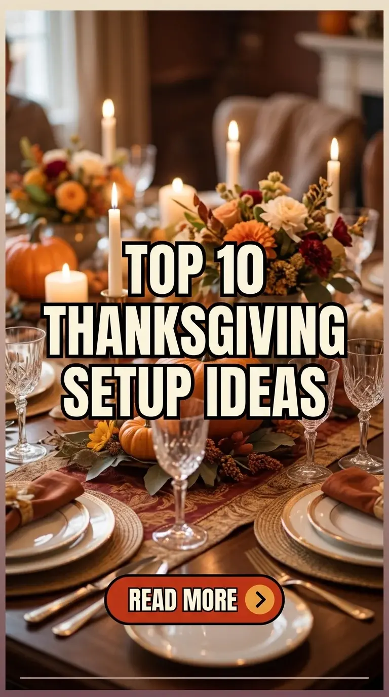 Top 10 Thanksgiving Setup Ideas