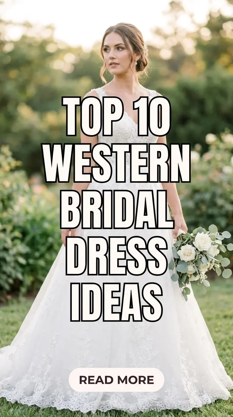 Top 10 Western Bridal Dress Ideas