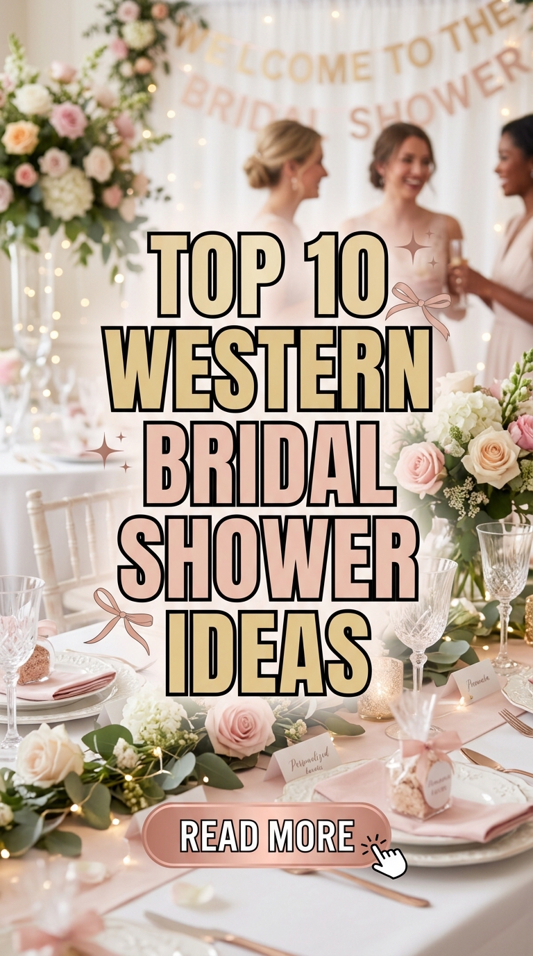 Top 10 Western Bridal Shower Ideas