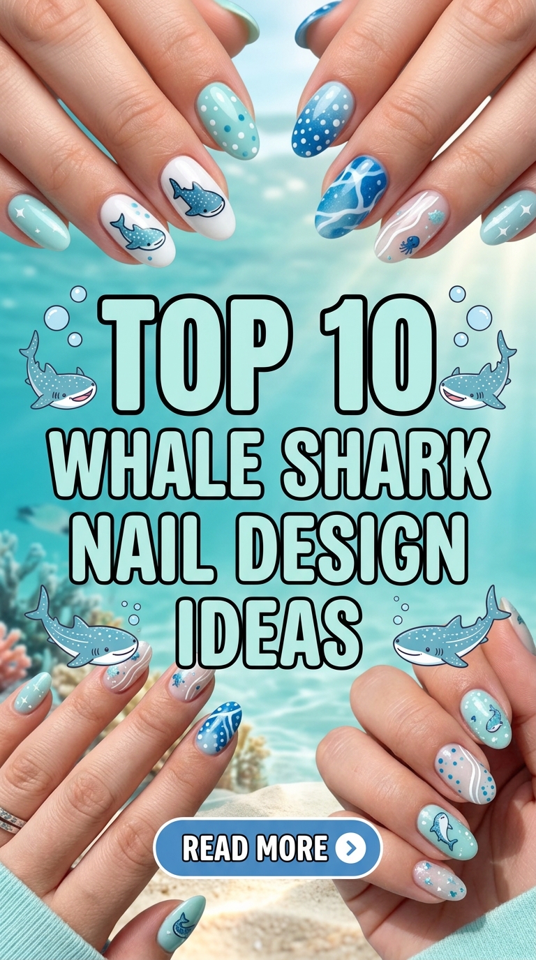 Top 10 Whale Shark Nail Design Ideas