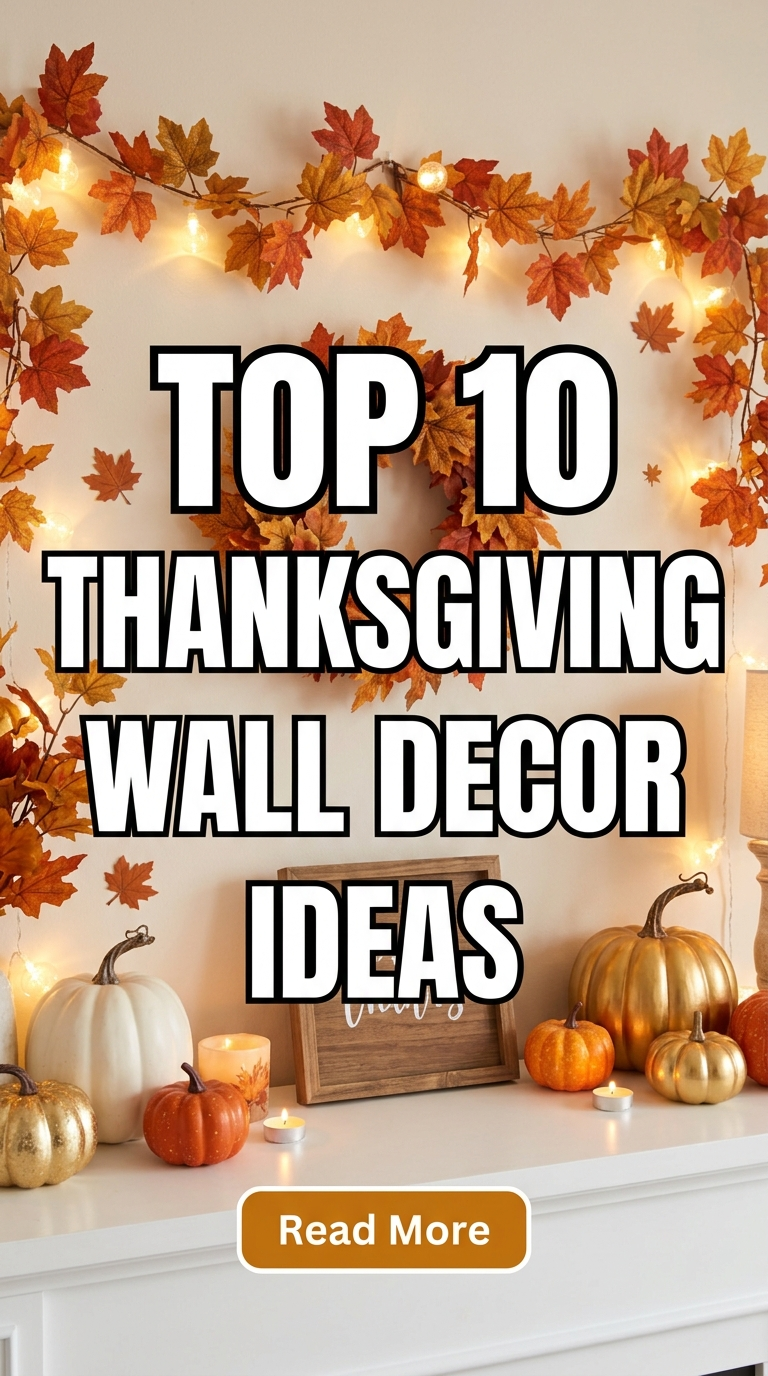 Top 10 Thanksgiving Wall Decor Ideas