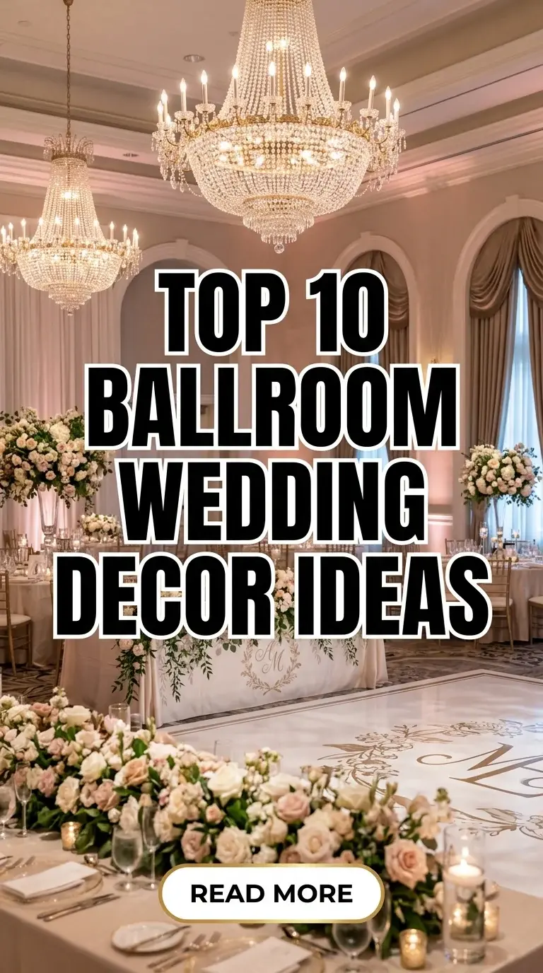 Top 10 Ballroom Wedding Decor Ideas
