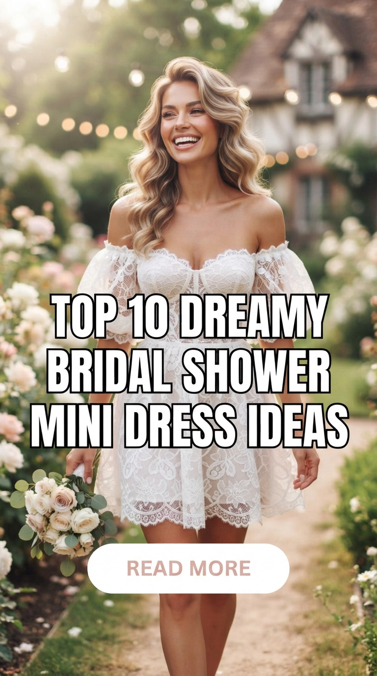 Top 10 Dreamy Bridal Shower Mini Dress Ideas