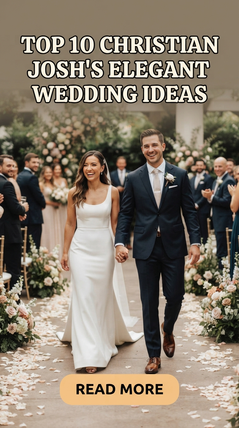 Top 10 Christian and Josh’s Elegant Wedding Ideas