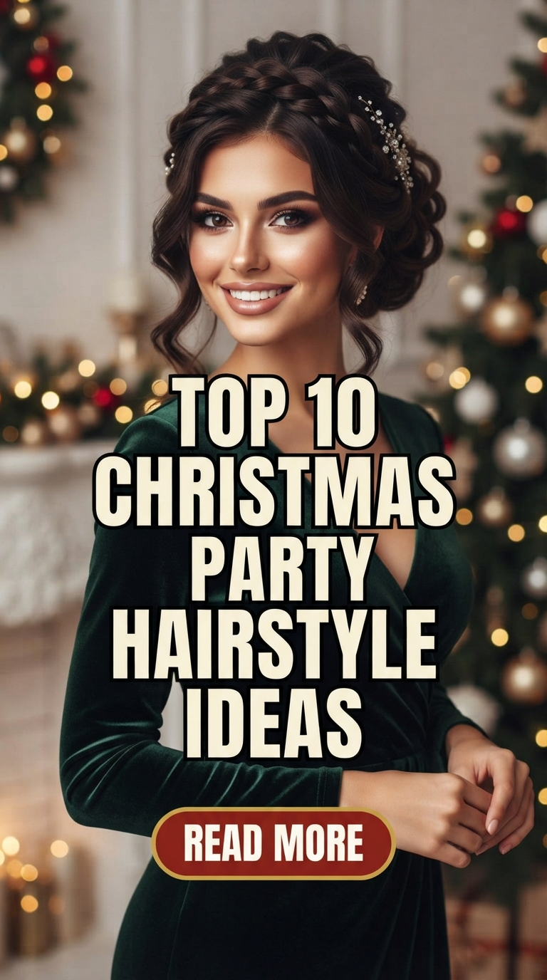 Top 10 Christmas Party Hairstyle Ideas